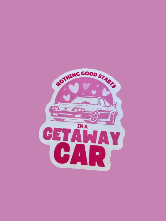 Taylor Swift Inspired Getaway Car Sticker