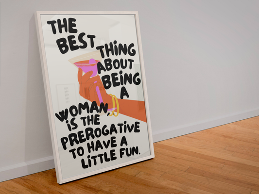 Shania Twain Inspired “Man! I Feel Like a Woman” Art Print